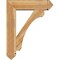 Ekena Millwork Legacy Arts and Crafts Rough Sawn Bracket w/ Offset Brace, Western Red Cedar, 8"W x 30"D x 38"H BKT0806X30X38LEC03RWR - alternate 3